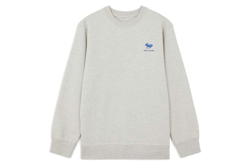 Maison Kitsuné and ADER error "The Bluest Fox" collection crewnecks short sleeves polos hats socks