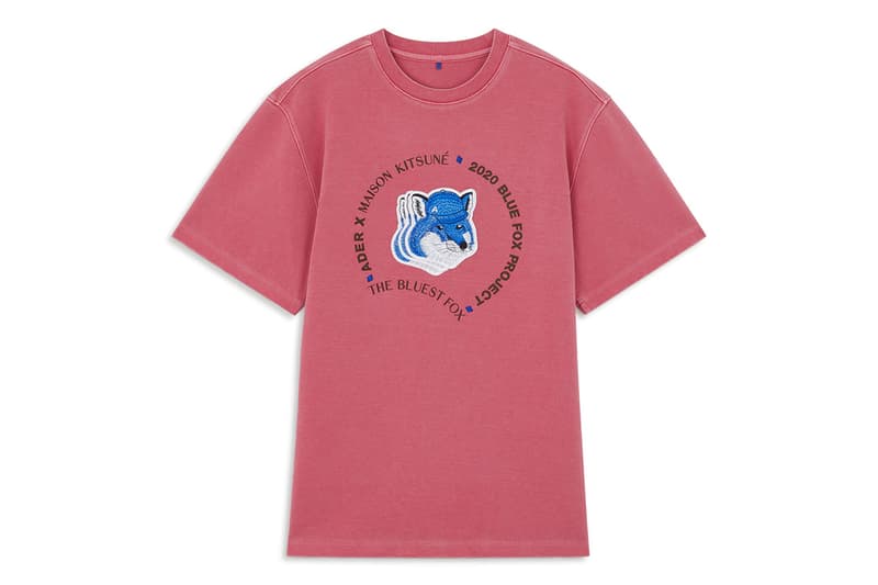 Maison Kitsuné and ADER error "The Bluest Fox" collection crewnecks short sleeves polos hats socks