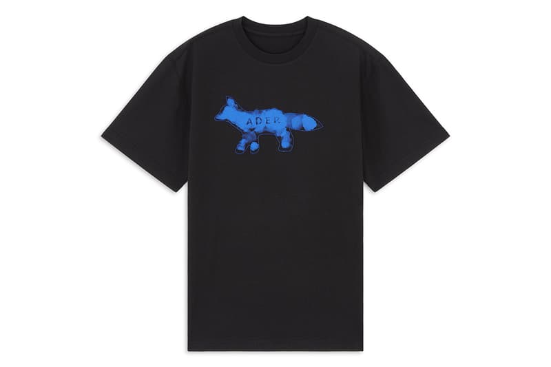 Maison Kitsuné and ADER error "The Bluest Fox" collection crewnecks short sleeves polos hats socks 