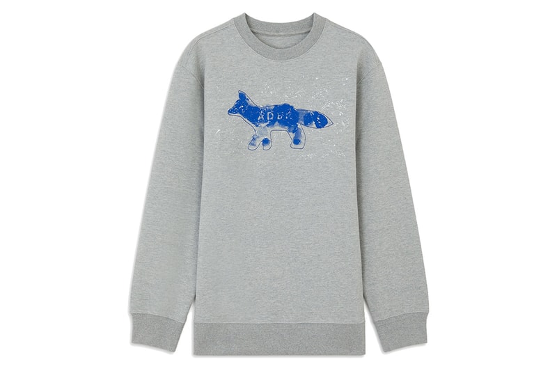 Maison Kitsuné and ADER error "The Bluest Fox" collection crewnecks short sleeves polos hats socks 