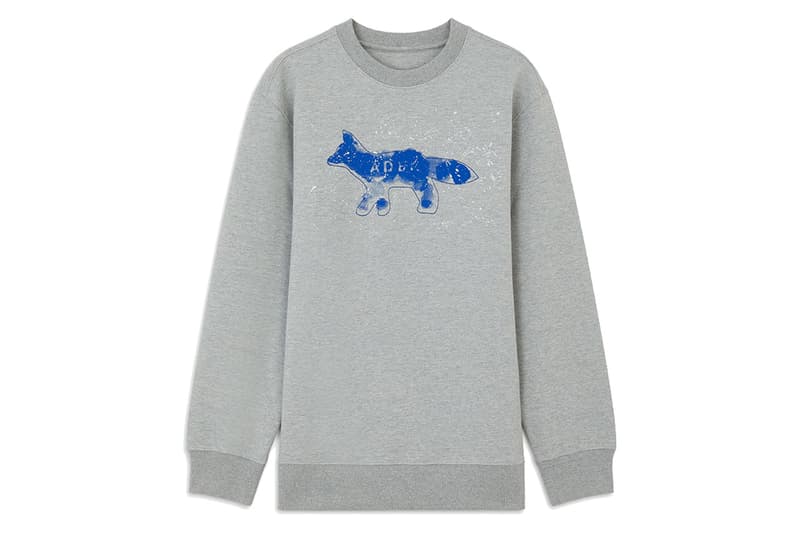 Maison Kitsuné and ADER error "The Bluest Fox" collection crewnecks short sleeves polos hats socks