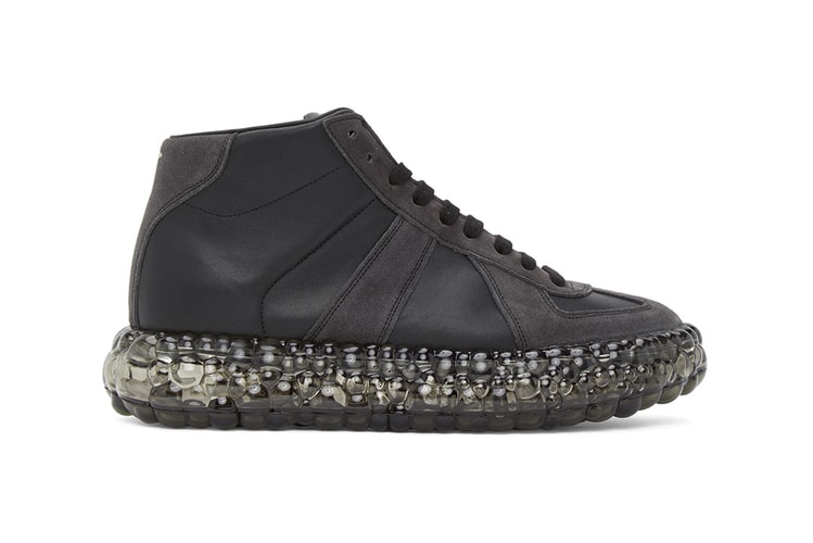 Maison Margiela Refines High-Top Replicas With "Black Caviar" Colorway