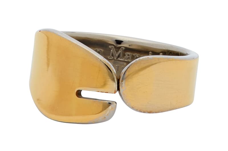 Maison Margiela Tabi Ring Release SSENSE accessories jewelry shopping silver tabi shoes