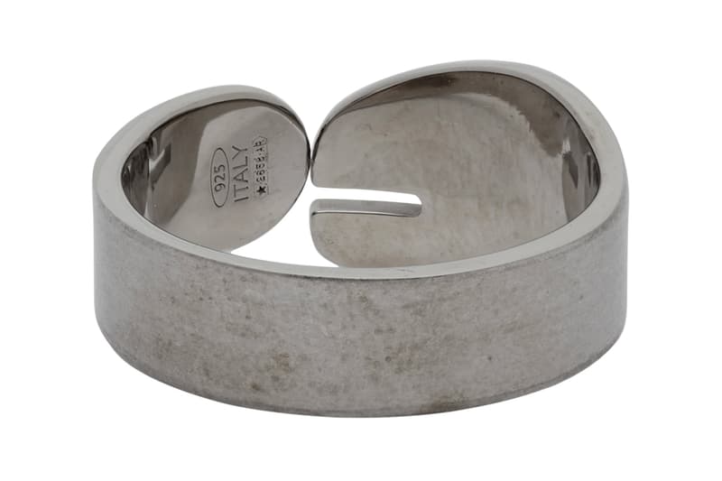 Maison Margiela Tabi Ring Release SSENSE accessories jewelry shopping silver tabi shoes 