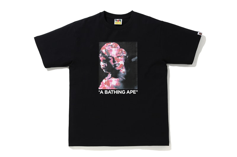 Marilyn Monroe A BATHING APE t-shirt collection Release Info bape Authentic Brands Group APE HEAD