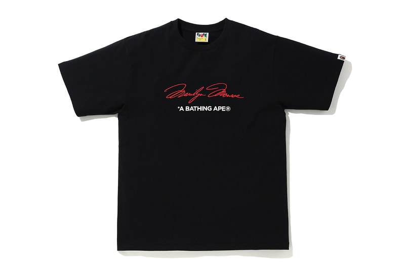 Marilyn Monroe A BATHING APE t-shirt collection Release Info bape Authentic Brands Group APE HEAD