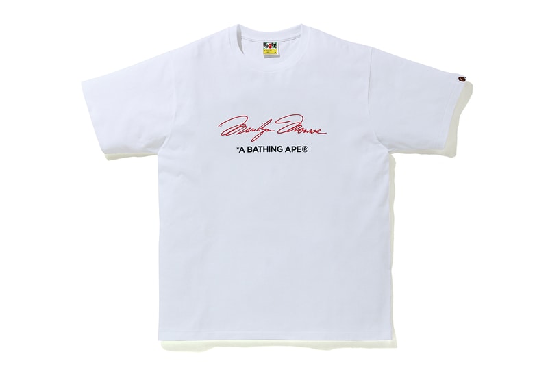 Marilyn Monroe A BATHING APE t-shirt collection Release Info bape Authentic Brands Group APE HEAD
