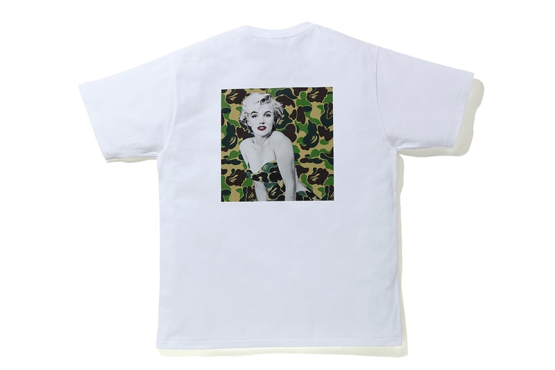 Marilyn Monroe A BATHING APE t-shirt collection Release Info bape Authentic Brands Group APE HEAD