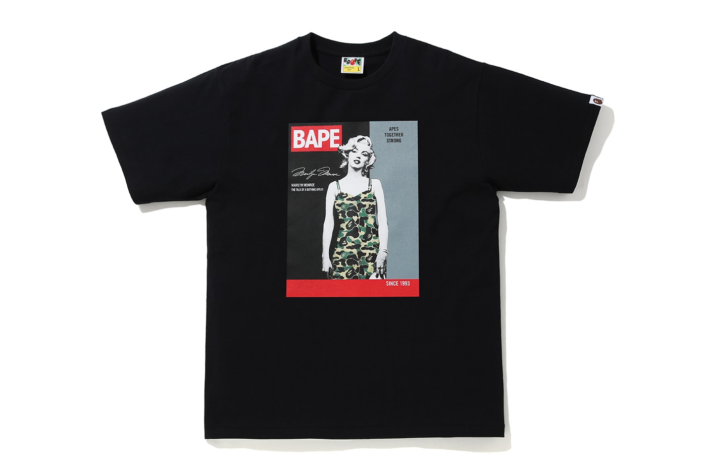 Marilyn Monroe A BATHING APE t-shirt collection Release Info bape Authentic Brands Group APE HEAD