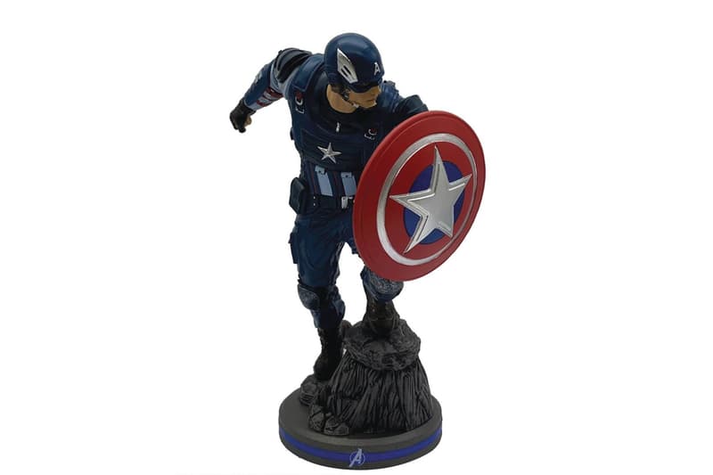 square enix pcs collectibles marvels avengers thor captain america iron statues toys collectibles 