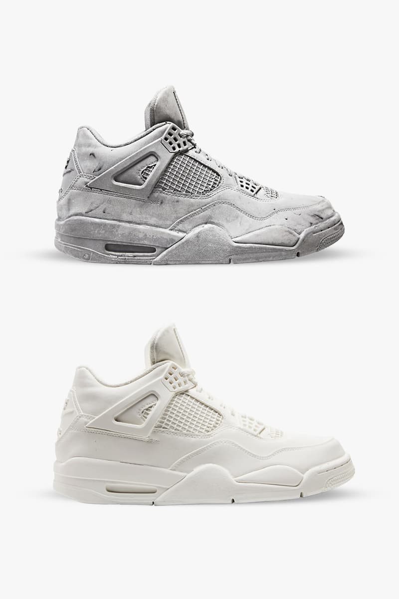 matthew senna air jordan four sculptures resin concrete editions collectibles