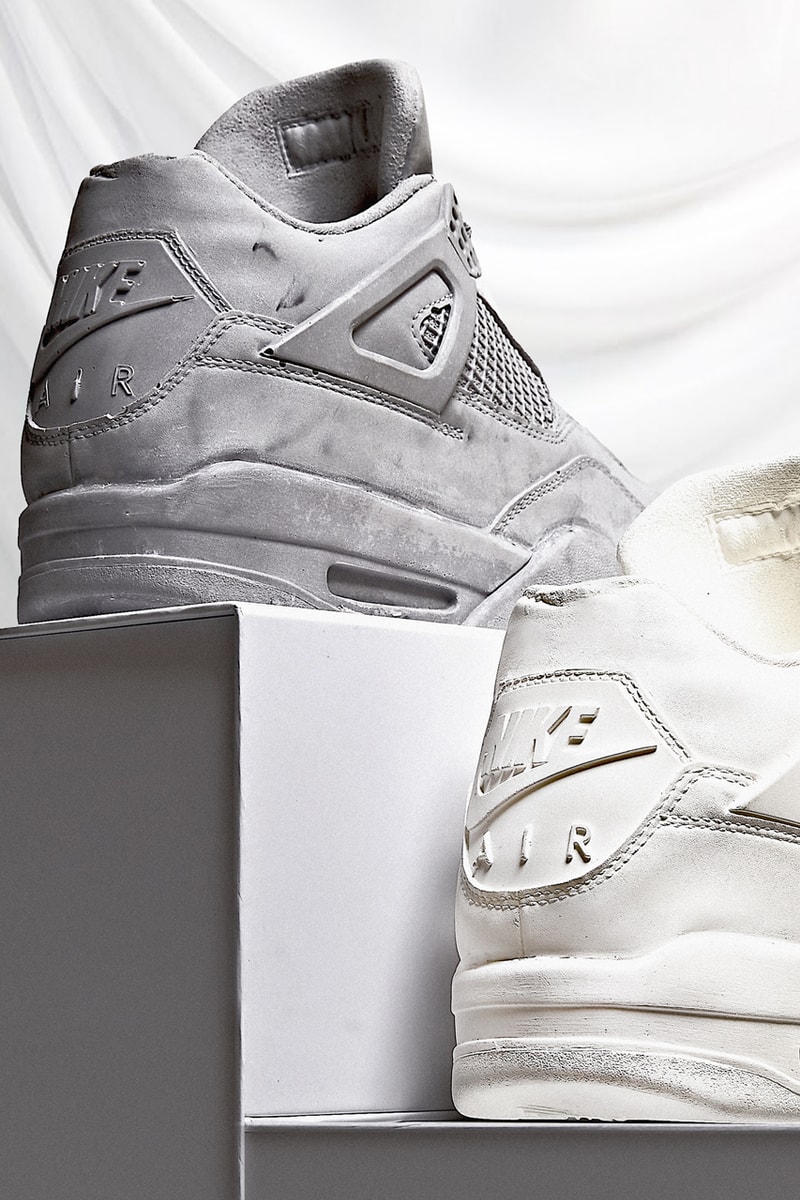 matthew senna air jordan four sculptures resin concrete editions collectibles