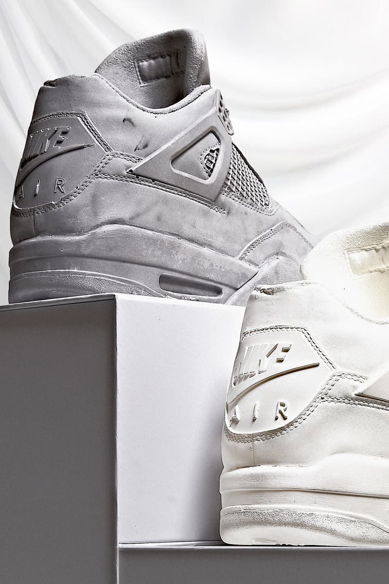matthew senna air jordan four sculptures resin concrete editions collectibles