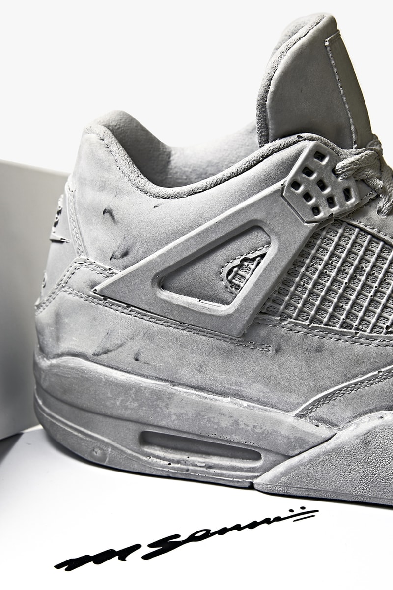 matthew senna air jordan four sculptures resin concrete editions collectibles
