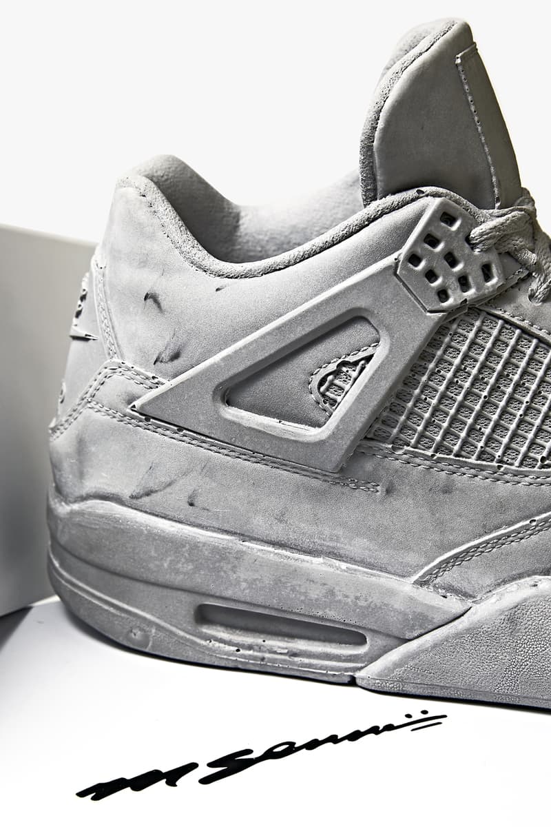 matthew senna air jordan four sculptures resin concrete editions collectibles