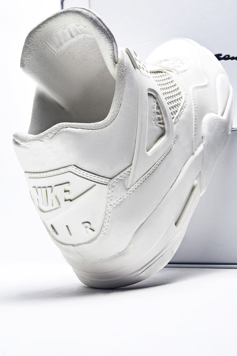 matthew senna air jordan four sculptures resin concrete editions collectibles