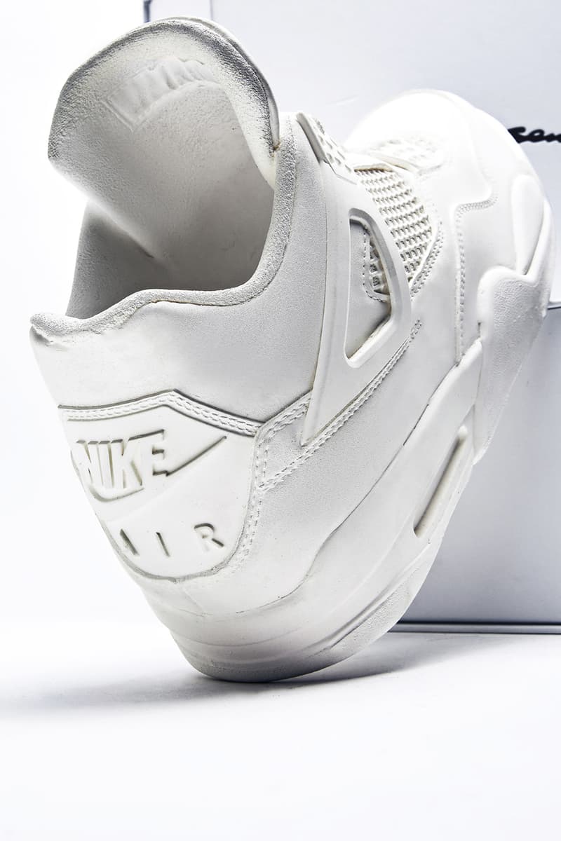 matthew senna air jordan four sculptures resin concrete editions collectibles