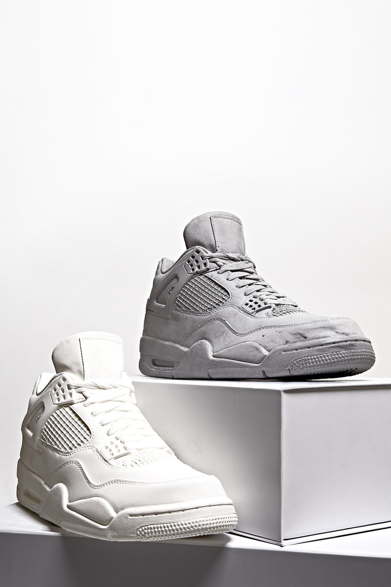 matthew senna air jordan four sculptures resin concrete editions collectibles