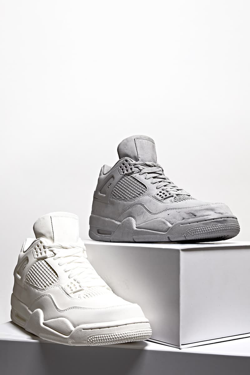 matthew senna air jordan four sculptures resin concrete editions collectibles