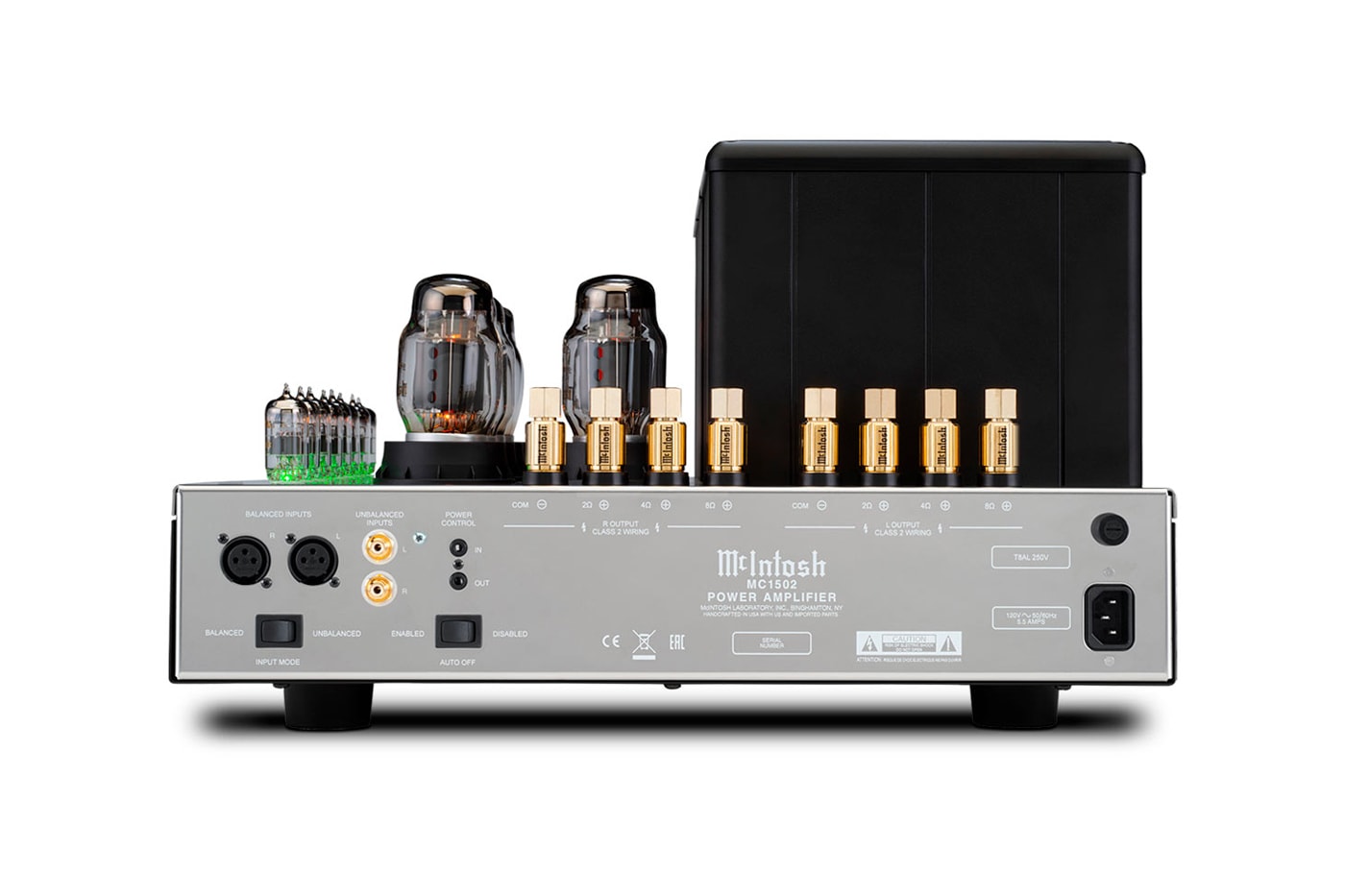 McIntosh New MC1502 Vacuum Tube Amp Was Made for Serious Audiophiles audiophile MC275 MC2152 home audio pre-amp sound McIntosh Lab