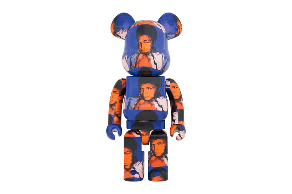 medicom toy Andy Warhol Muhammad Ali 1000 percent BEARBRICK release 1000 percent toys collectibles figures Japan 
