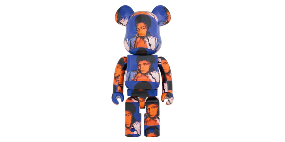 Medicom Toy Andy Warhol Muhammad Ali Bearbrick | Hypebeast 