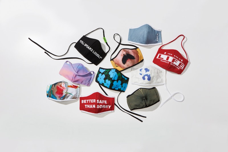 MOCA Los Angeles Artist-Designed Face Masks  Virgil Abloh Mark Grotjahn Alex Israel Barbara Kruger Yoko Ono Catherine Opie Pipilotti Rist Hank Willis Thomas The Andy Warhol Foundation for Visual Arts