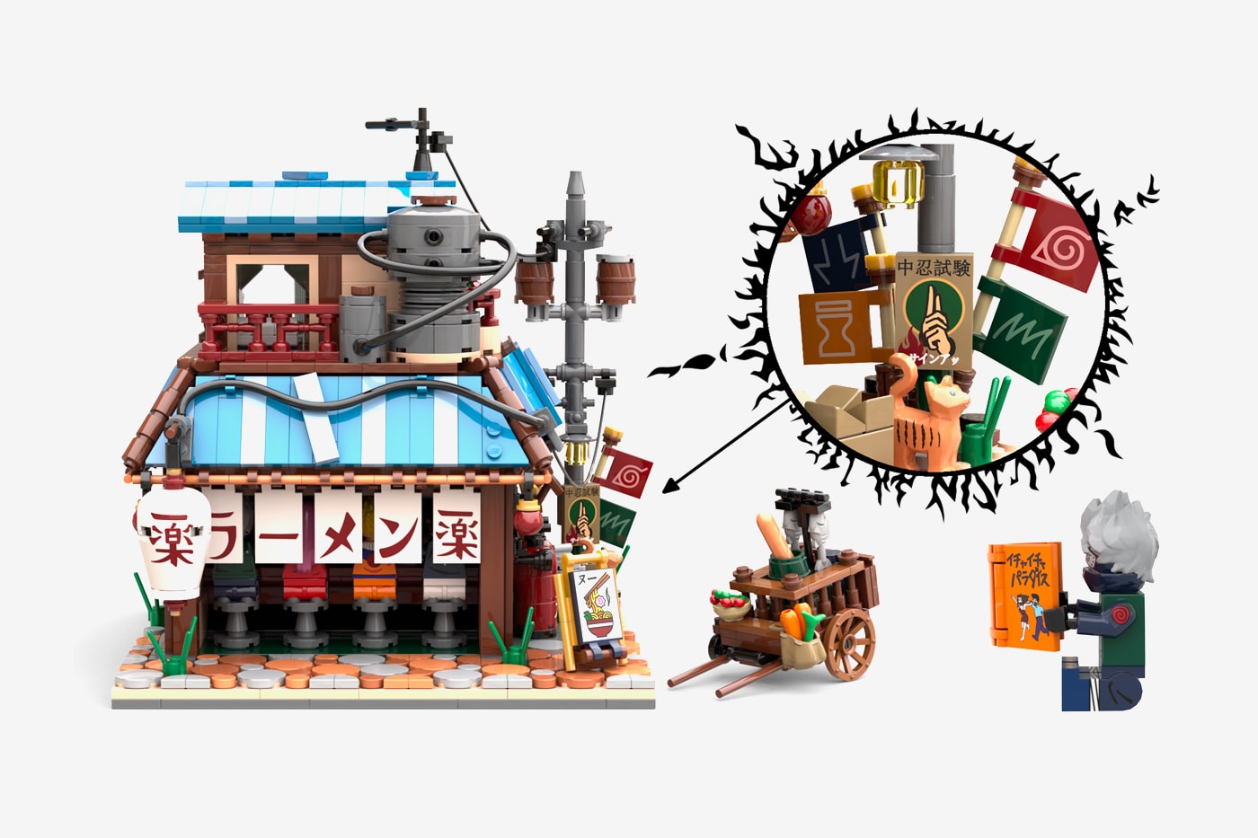Naruto' Ichiraku Ramen Shop LEGO IDEAS Set Project