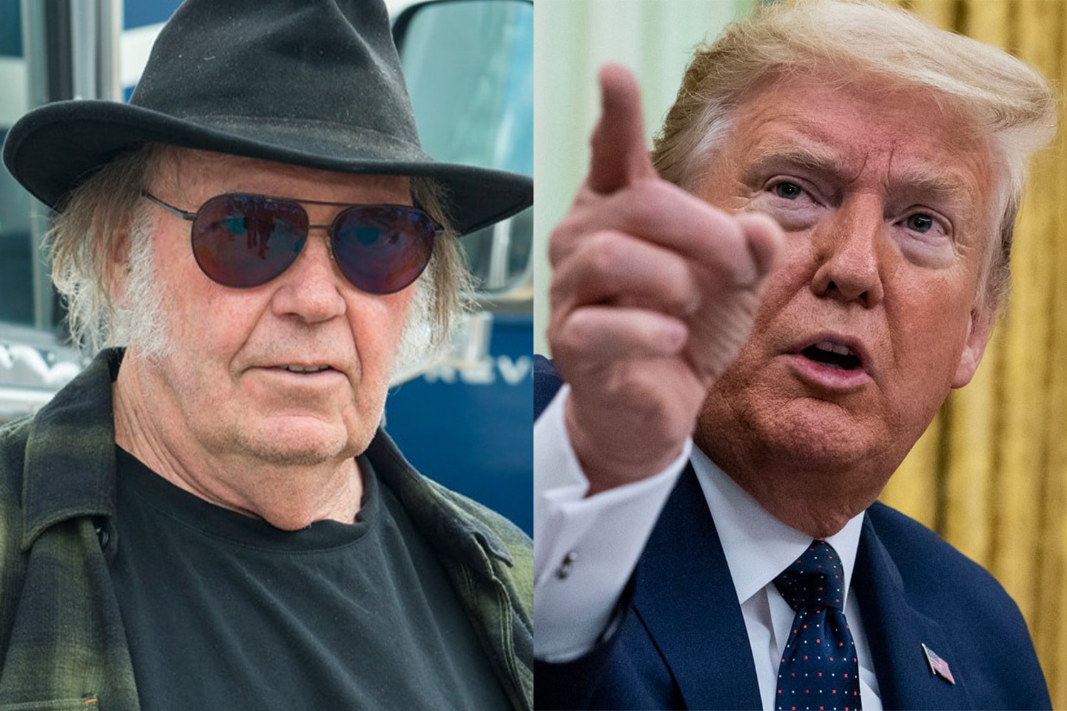 Neil Young Sues Donald Trump for Copyright Infringement Unauthorized Use of Songs President 2020 Election Rockin in the Free World Devils Sidewalk News HYPEBEAST updates