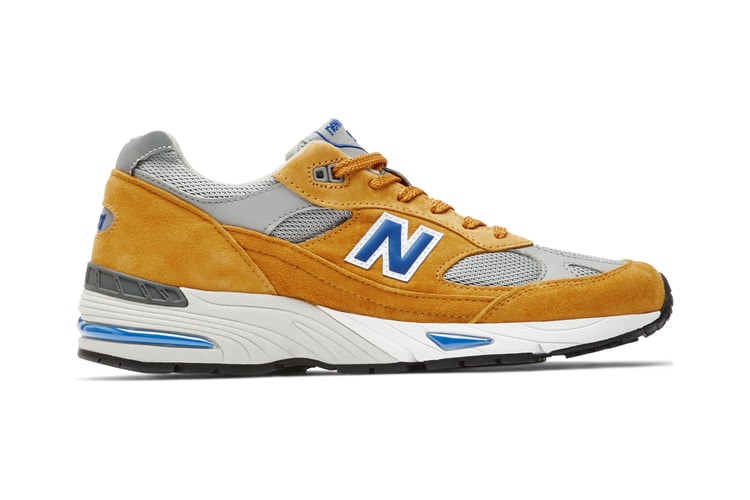 New Balance 991 Made in UK Drops In Sporty Yellow and Blue