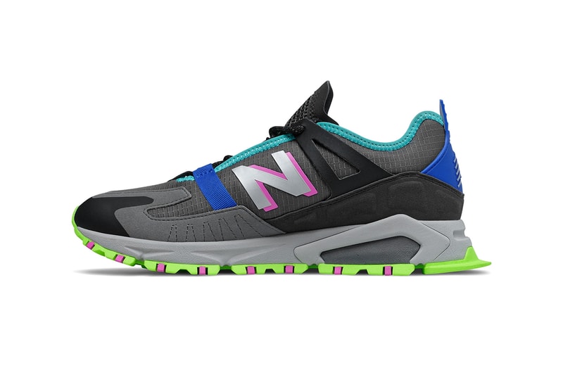 New Balance X-Racer "Black/Meadow" MSXRCTCD Release Information Closer Look Footwear Sneaker Drop Neon Fluorescent Highlighter Shoe Trend Outdoor Trail Runners Ripstop ABZORB