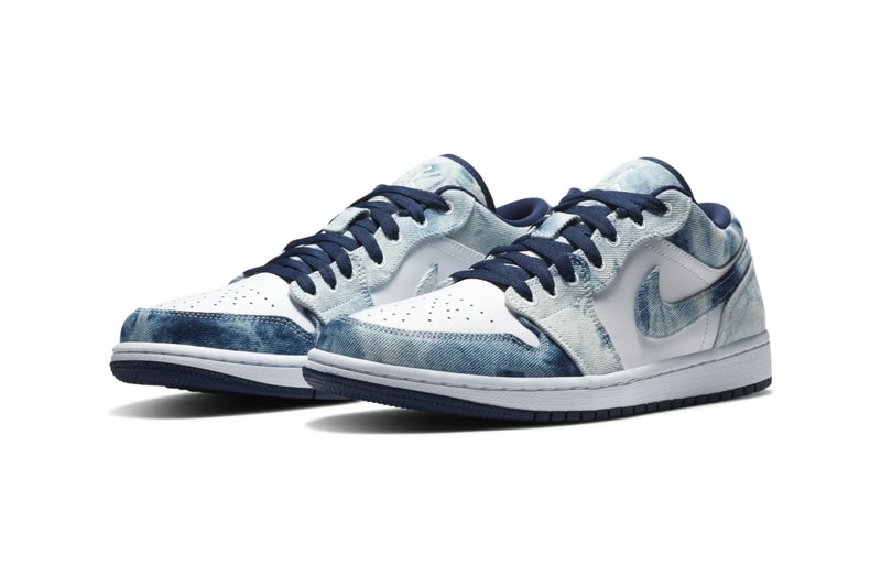 Nike Air Jordan 1 washed Denim cZ8455 100 menswear streetwear kicks sneakers shoes trainers runners footwear spring summer 2020 collection ss20
