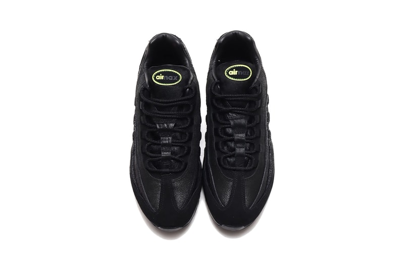 nike air max 95 black anthracite release info sneaker release cop date atmos Tokyo all black black out