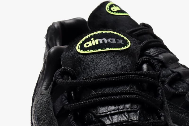 nike air max 95 black anthracite release info sneaker release cop date atmos Tokyo all black black out