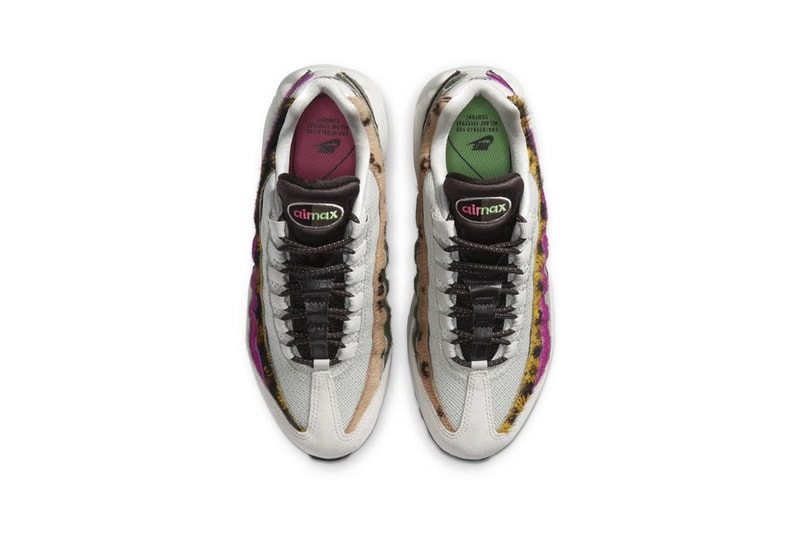 nike air max 95 daisy chain release information faux fur suede leather pink sunflower grey japan buy cop purchase