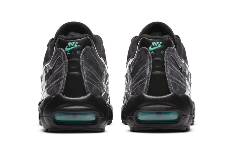 Nike Air Max 95 DNA Sail Aurora Green menswear streetwear spring summer 2020 collection ss20 shoes kicks footwear swoosh trainers runners
