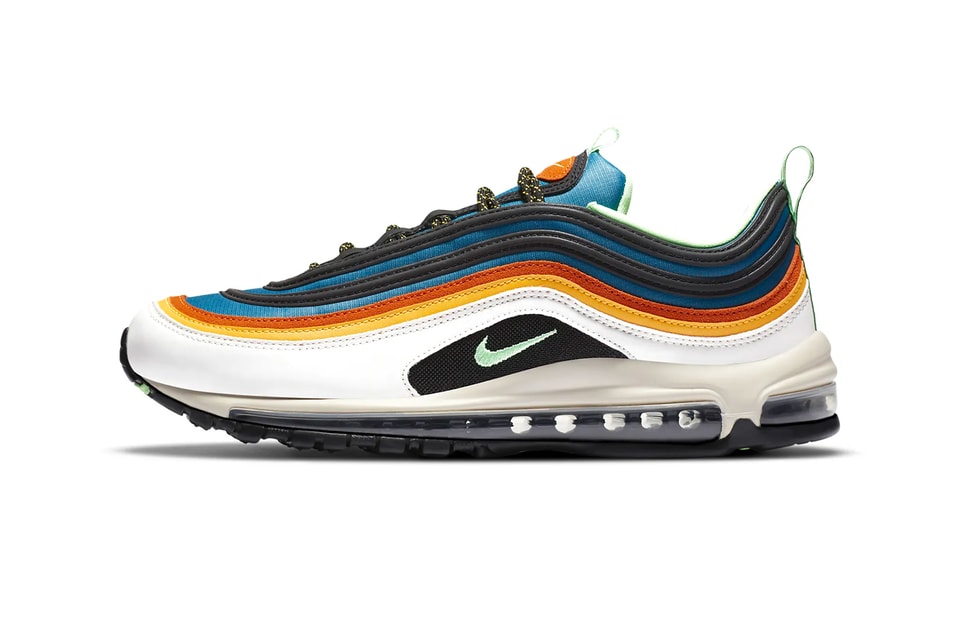 Air max 97 green white orange Clearance