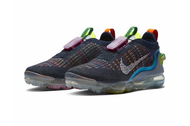Nike Air VaporMax 2020 FK Deep Royal Blue Multi Color CJ6740 400 menswear streetwear spring summer ss20 collection shoes sneakers kicks