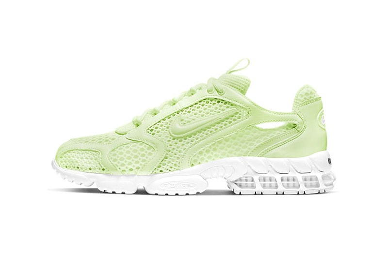 Nike Air Zoom Spiridon Cage 2 "Volt/White" CJ1288-700 Release Information First Look Closer Drop Date Hanon Shop Launches Summer Footwear Sneaker Swoosh OG Classic 