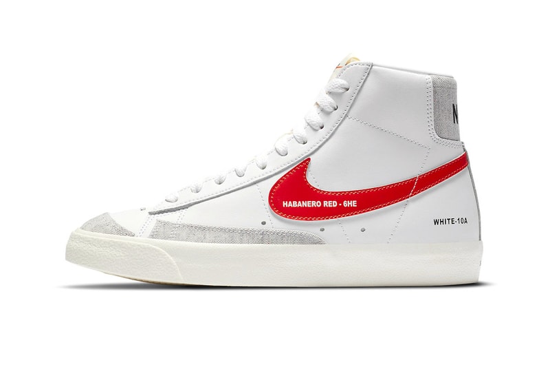 Nike Blazer Mid 77 Color Code Pack Release Info DA2142-146 DA2142-046 white black