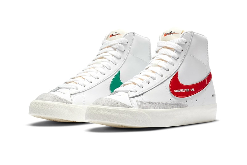 Nike Blazer Mid 77 Color Code Pack Release Info DA2142-146 DA2142-046 white black