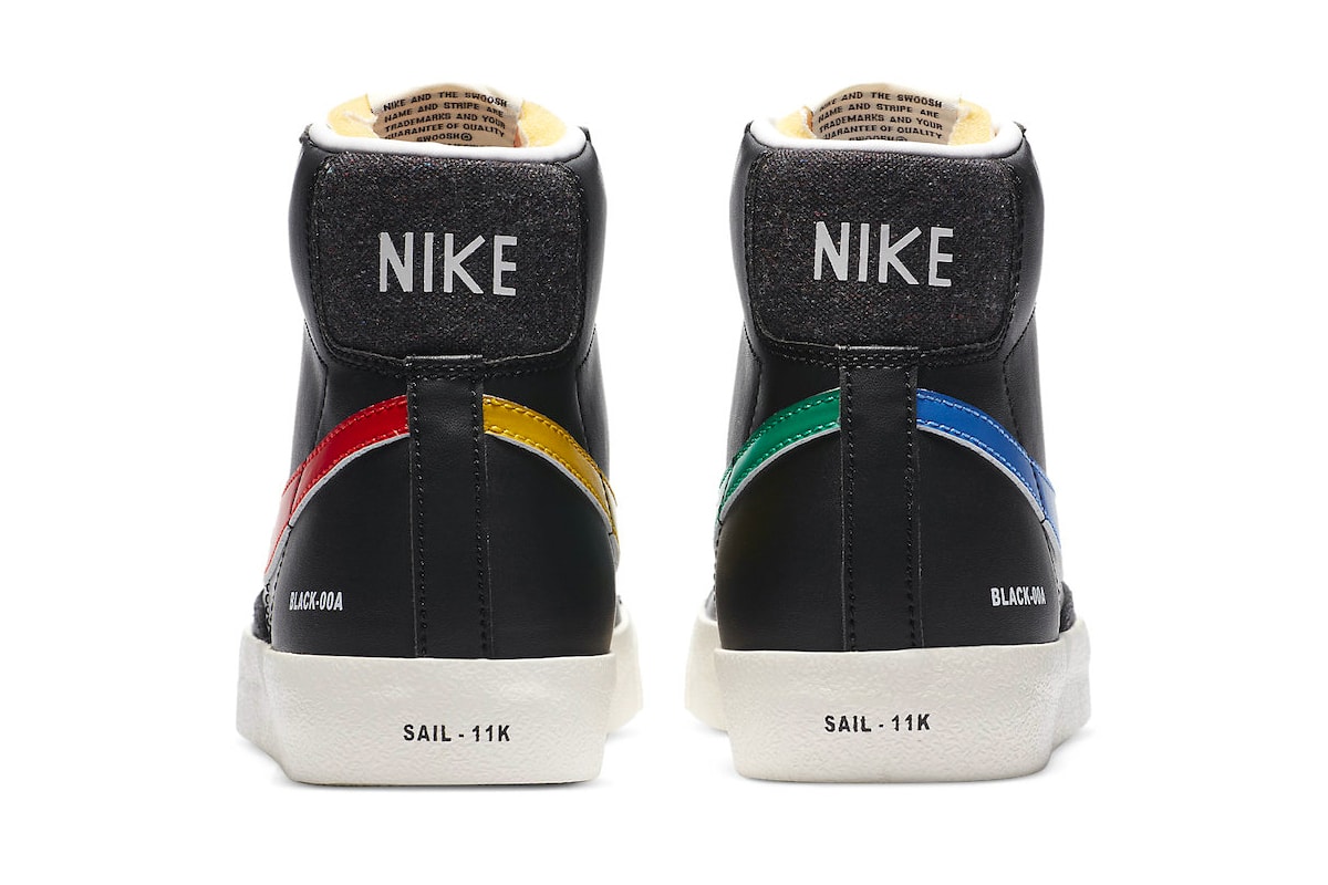 Nike Blazer Mid 77 Color Code Pack Release Info DA2142-146 DA2142-046 white black