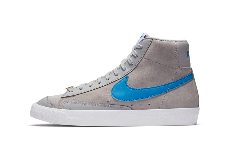 nike sportswear blazer 77 mid vintage sky force 3 4 grey fog coney island CV0600 CV8927 001 grey fog light photo blue white official release date info photos price store list buying guide CV0600 CV8927 001 