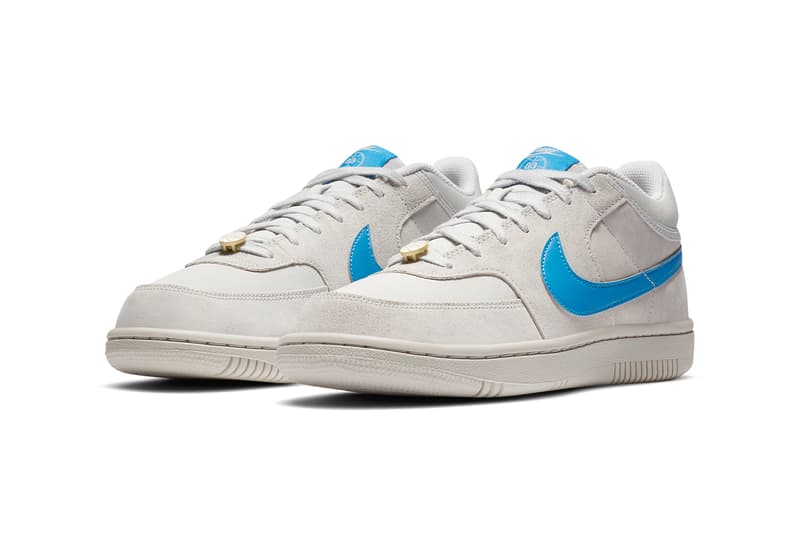 nike sportswear blazer 77 mid vintage sky force 3 4 grey fog coney island CV0600 CV8927 001 grey fog light photo blue white official release date info photos price store list buying guide CV0600 CV8927 001