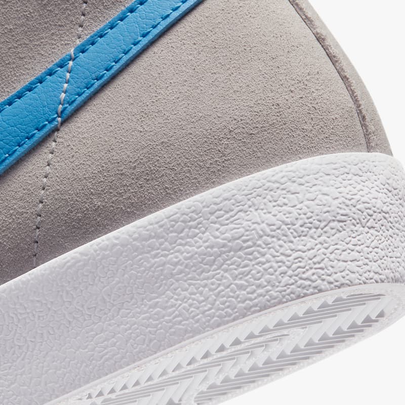 nike sportswear blazer 77 mid vintage sky force 3 4 grey fog coney island CV0600 CV8927 001 grey fog light photo blue white official release date info photos price store list buying guide CV0600 CV8927 001