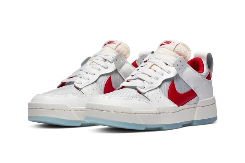 nike sportswear dunk low disrupt womens white grey red black blue official release date info photos price store list buying guide