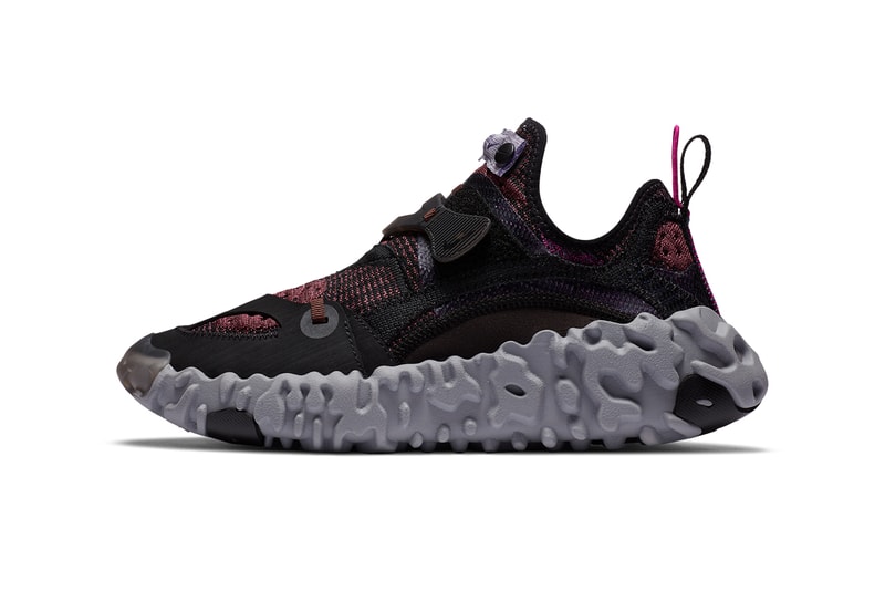 nike ispa overreact shadowberry black grey CD9664 002 official release date info photos price store list buying guide