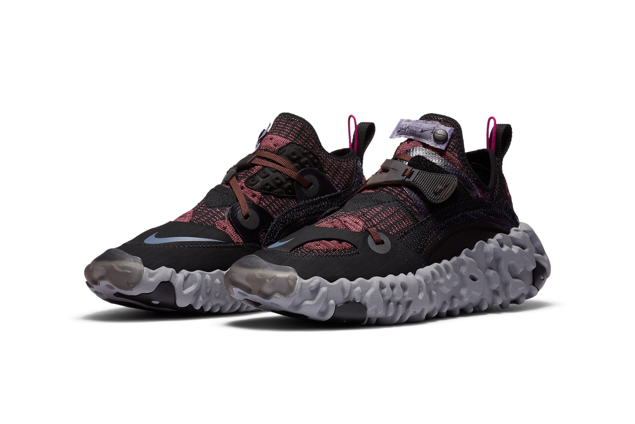 nike ispa overreact shadowberry black grey CD9664 002 official release date info photos price store list buying guide