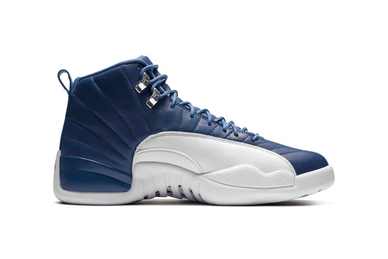 Nike Jordan Brand Air Jordan 12 "Indigo" Wear-Away Uppers Unique Design Print Michael Jordan Vintage Packing 130690-404 Sneaker Footwear Release Information Drop Date Basketball