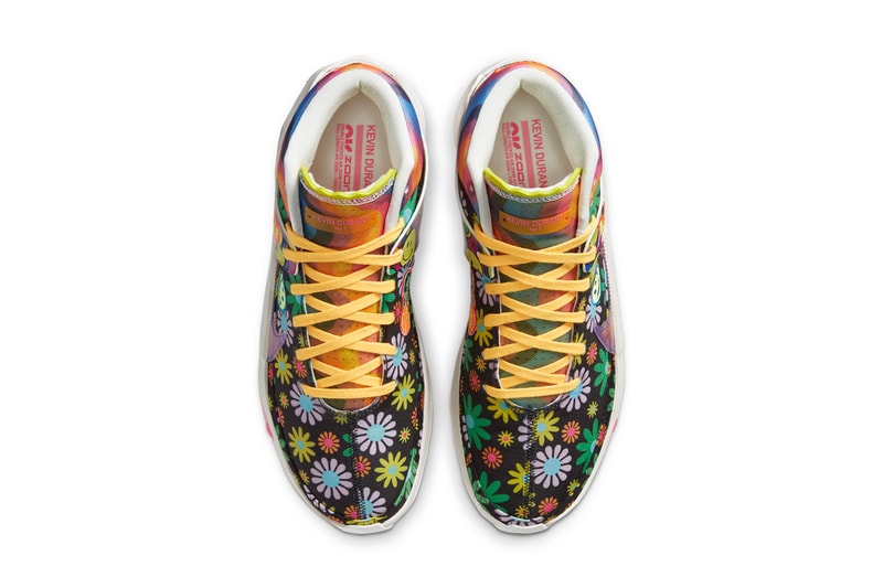 nike basketball kevin durant kd 13 easy money sniper peace love and basketball DA1341 100 floral print 60s rock official release date info photos price store list buying guide